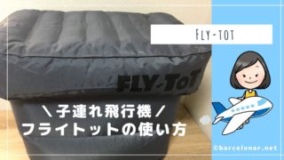 フライトットflytotの使い方を解説・子連れ飛行機
